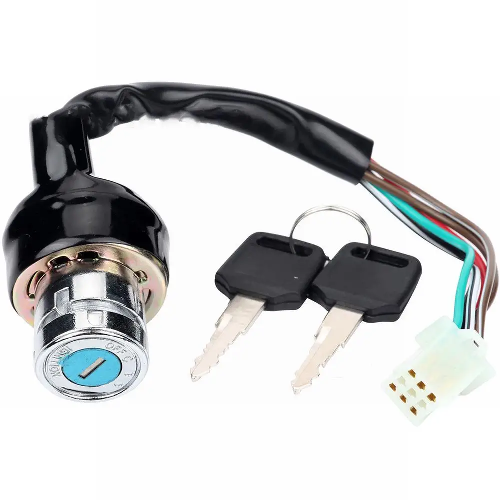 Ignition Key Barrel Switch ABS Black 6 Wire Ignition Key Barrel Switch 150cc 200cc 250cc Motorcycle Quad Dirt Bike ATV Buggy
Ignition Key Barrel Switch ABS Black 6 Wire Ignition Key Barrel Switch 150cc 200cc 250cc Motorcycle Quad Dirt Bike ATV Buggy