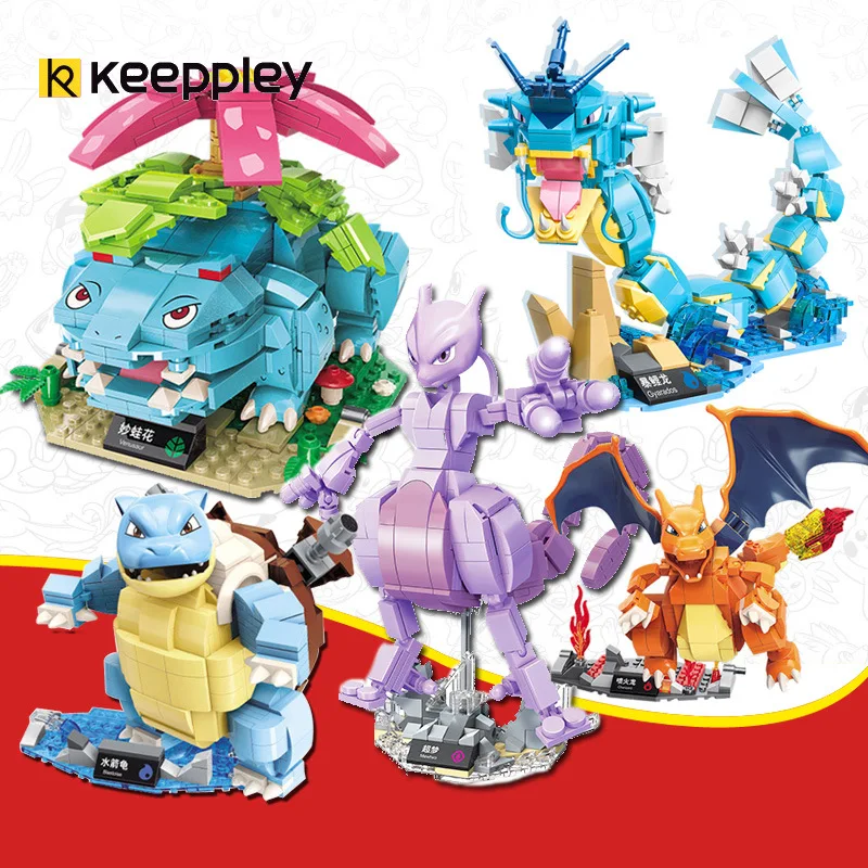 Оригинальная коробка аниме мультфильм с покемоном Charizard Venusaur Mewtwo, строительные блоки, модель куклы, детская игрушка, подарок для детей
Оригинальная коробка аниме мультфильм с покемоном Charizard Venusaur Mewtwo, строительные блоки, модель куклы, детская игрушка, подарок для детей