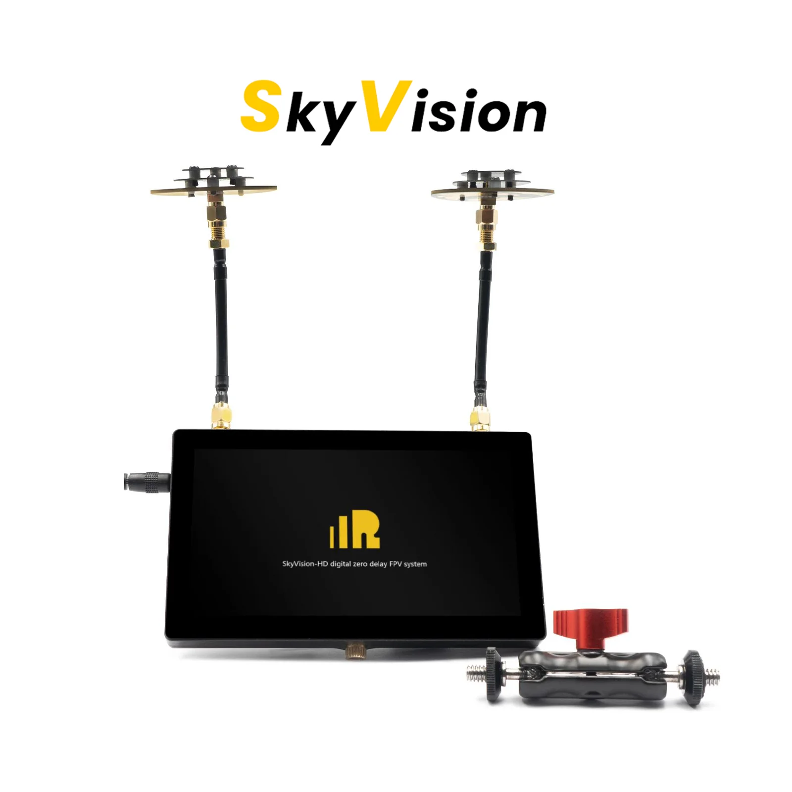 

FrSky SkyVision HD Digital Graphic HD Monitor 720p 60Hz HDMI Output VTX Firmware Upgrade 5.8G Antenna FPV Model Accessories