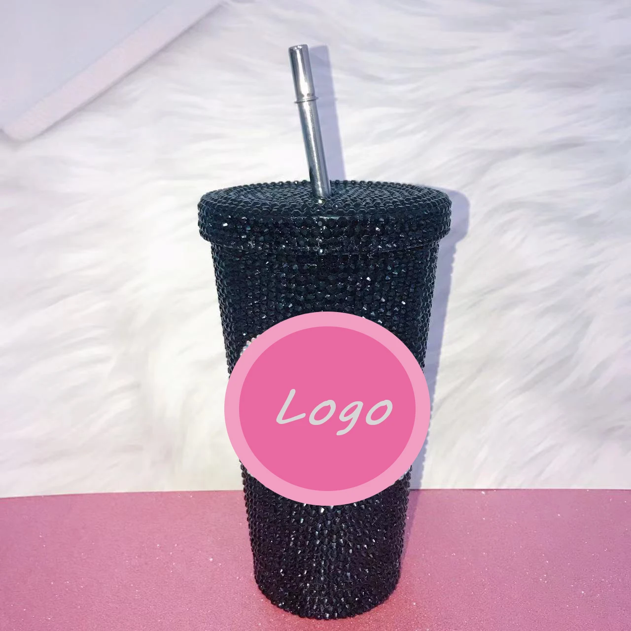 500ml Large Capacity Star Water Cup Stainless Steel Customized Diamond Water Cup Drink Coffee Gift Cup Water Bottle with Straw 
500ml Large Capacity Star Water Cup Stainless Steel Customized Diamond Water Cup Drink Coffee Gift Cup Water Bottle with Straw