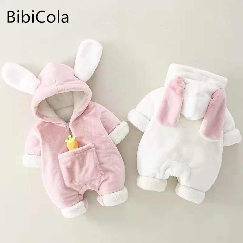 Newborn Baby Rompers Autumn Winter Warm Fleece Baby boys Costume baby girls clothing Animal Overall baby bunny ears jumpsuits
Newborn Baby Rompers Autumn Winter Warm Fleece Baby boys Costume baby girls clothing Animal Overall baby bunny ears jumpsuits