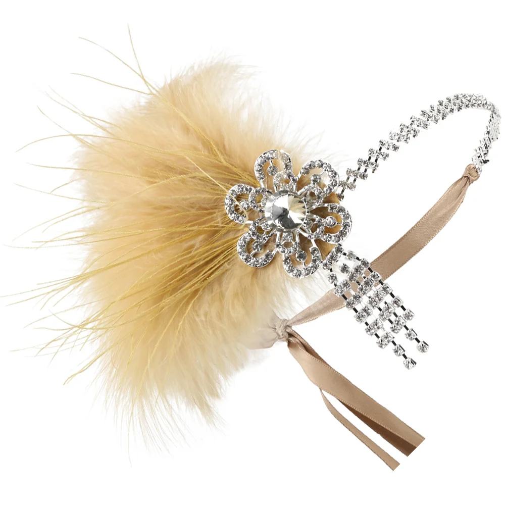 

Flapper Headband 1920S Gatsby Headpiece Accessories Women Wedding Rhinestone Hair 20S Headbands