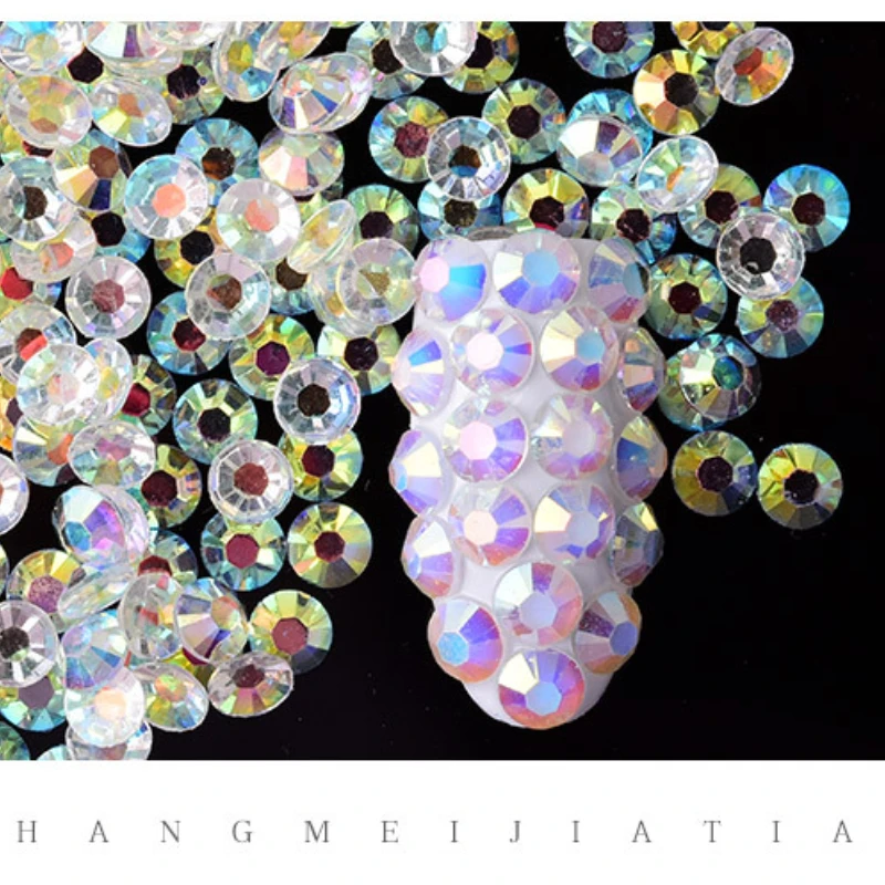 500/1000Pcs Resin Rhinestone Diamond Transparent AB Colo Flat Bottom SS6-SS20 Kawaii Nail Supplies for Professionals Decoration
500/1000Pcs Resin Rhinestone Diamond Transparent AB Colo Flat Bottom SS6-SS20 Kawaii Nail Supplies for Professionals Decoration