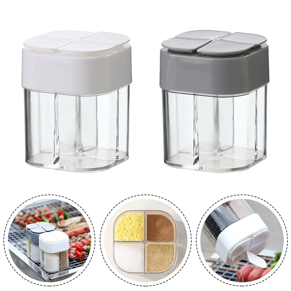 1pc 4 In 1 Seasoning Jar With Lids 4 Grids Condiment Box Transparent Spice Dispenser Outdoor Cooking Camping Picnic Bbq Barbecue
1pc 4 In 1 Seasoning Jar With Lids 4 Grids Condiment Box Transparent Spice Dispenser Outdoor Cooking Camping Picnic Bbq Barbecue