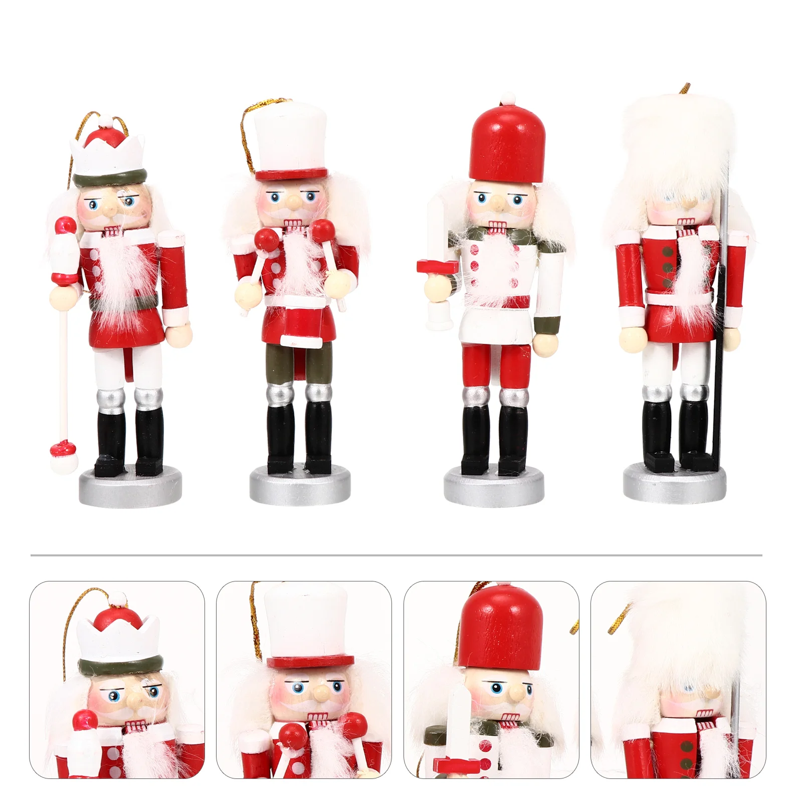 Christmas Ornaments Nutcracker Figures Tree Wooden Soldiercrackers Puppet Decorpuppets Figurine Hangingnutcrackers Pendant
Christmas Ornaments Nutcracker Figures Tree Wooden Soldiercrackers Puppet Decorpuppets Figurine Hangingnutcrackers Pendant