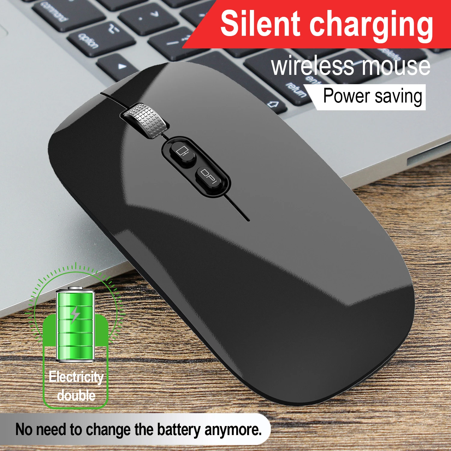 Rechargeable Single Mode 2.4G Wireless Mouse 4 Buttons 3- Level Adjustable DPI With USB Receiver Silent Mice For Laptop Office
Rechargeable Single Mode 2.4G Wireless Mouse 4 Buttons 3- Level Adjustable DPI With USB Receiver Silent Mice For Laptop Office