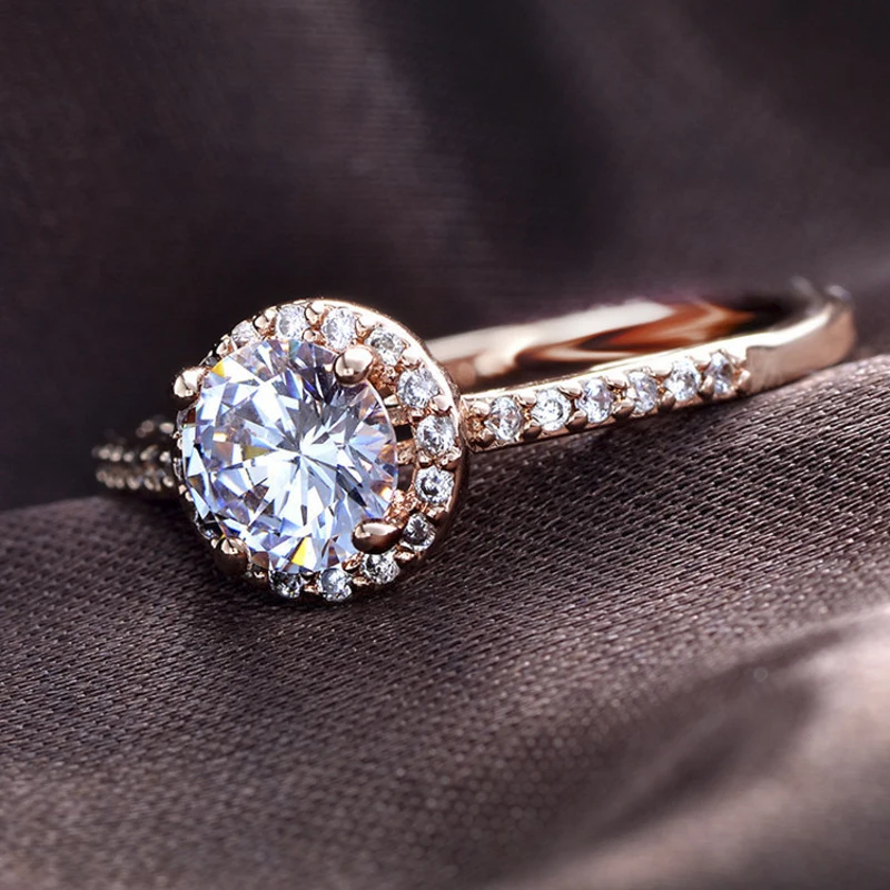 Hot Selling Classic Luxury Hearts and Arrows Round Zircon Ring All-match Ring Female Jewelry Whole Sale Couple Wedding Rings
Hot Selling Classic Luxury Hearts and Arrows Round Zircon Ring All-match Ring Female Jewelry Whole Sale Couple Wedding Rings