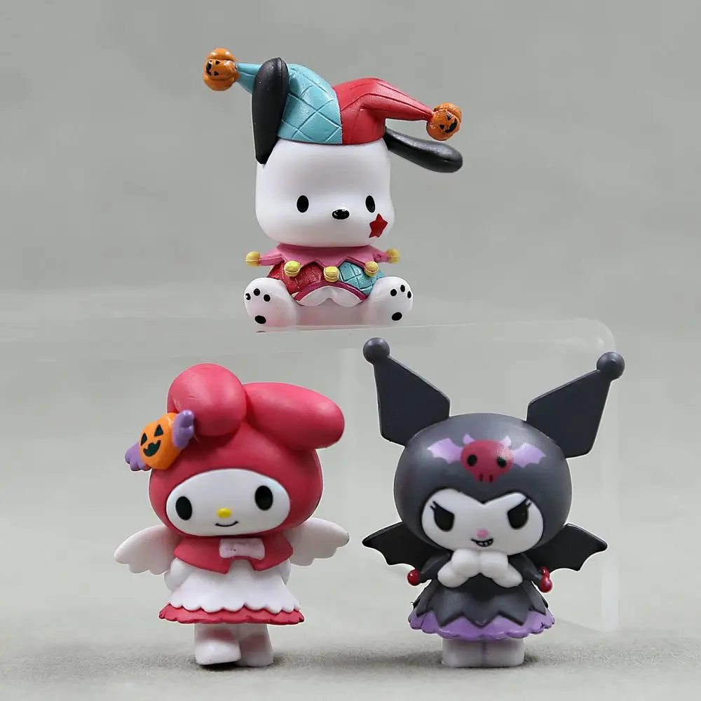 Sanrio Figures 3Pcs/Set Anime All Saints Series Kuromi Melody Pacha Dog Kawaii Cartoon Model Doll Toy DIY Desktop Ornaments Gift
Sanrio Figures 3Pcs/Set Anime All Saints Series Kuromi Melody Pacha Dog Kawaii Cartoon Model Doll Toy DIY Desktop Ornaments Gift