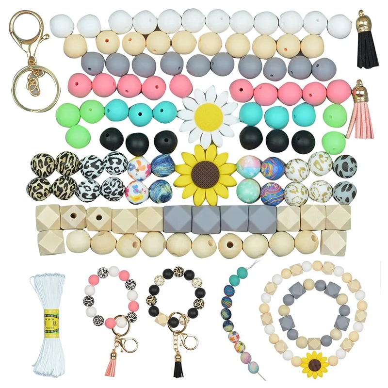 Silicone Beads For Keychain Making, 15Mm Assorted Beads Bulk For DIY Craft Necklace Bracelet Jewelry Making
Silicone Beads For Keychain Making, 15Mm Assorted Beads Bulk For DIY Craft Necklace Bracelet Jewelry Making
