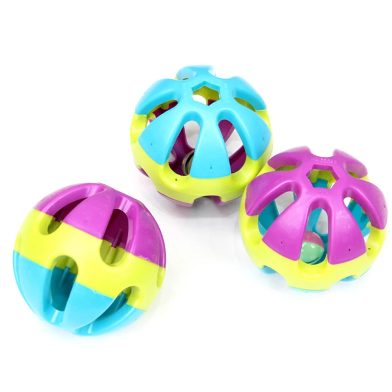 Funny Pet Cat Toy Ball Colorful Dog Ball Toy with Bell Molar Dog Cat Interactive Rainbow Ball Squeak Toy Kitten Playing Supplies
Funny Pet Cat Toy Ball Colorful Dog Ball Toy with Bell Molar Dog Cat Interactive Rainbow Ball Squeak Toy Kitten Playing Supplies