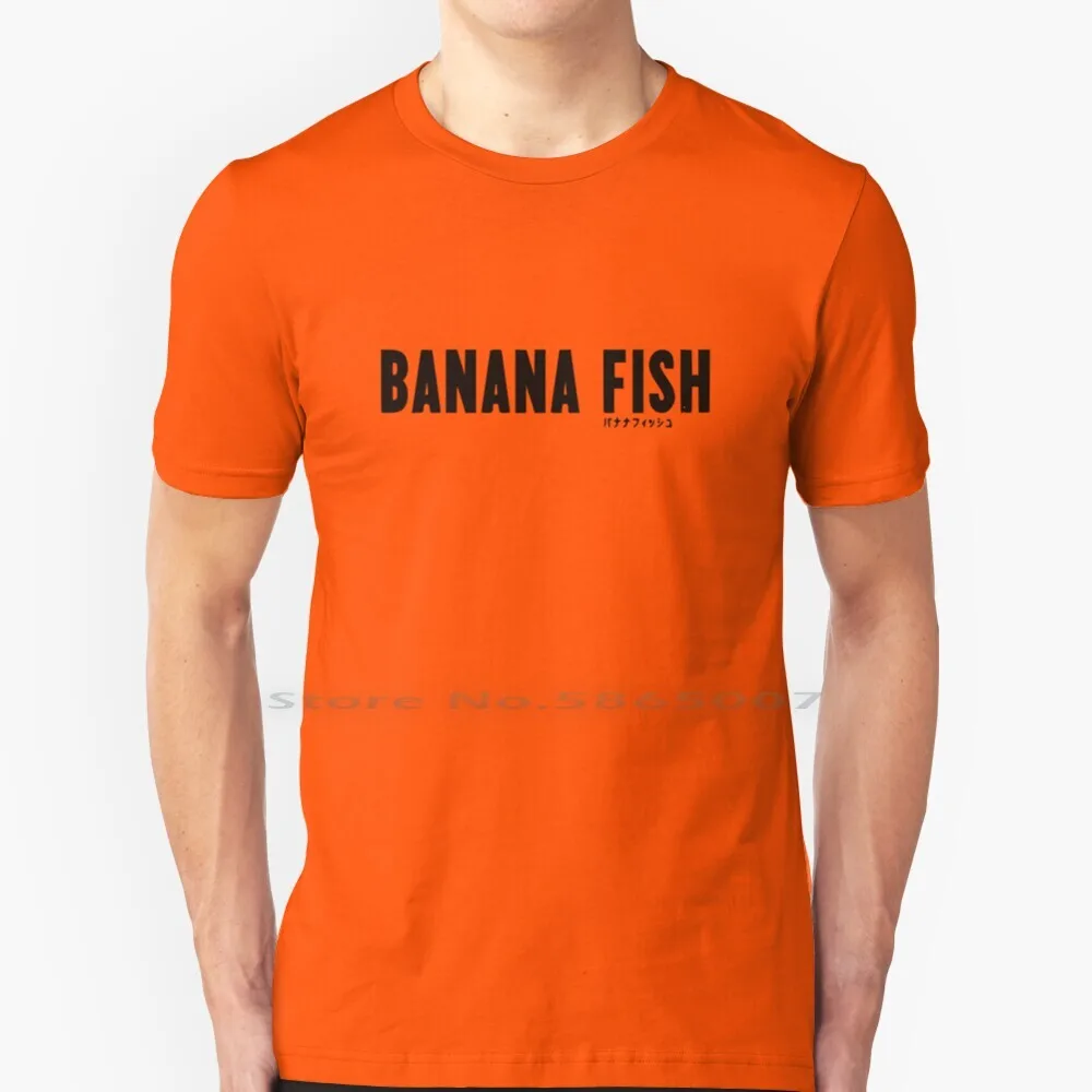 

Banana Fish T Shirt 100% Cotton Banana Fish Anime Ash Lynx Callenreese Aslan Jade Okumura Eiji Wong Shorter Lee Yut Lung Sing