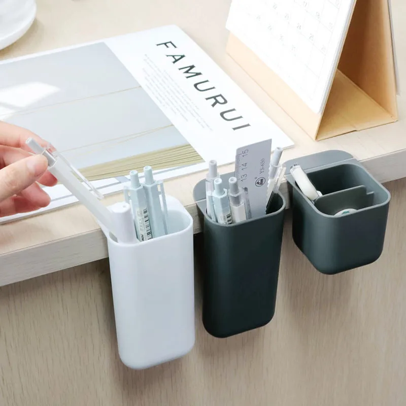 1Pc PP Creative Pencil Holder Pen Case Adhesive Desktop Organizer Office Screen Container Stationery Storage Desk Accessories
1Pc PP Creative Pencil Holder Pen Case Adhesive Desktop Organizer Office Screen Container Stationery Storage Desk Accessories