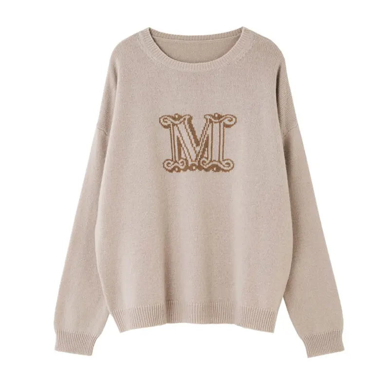 Korean version of O-collar casual loose women's hoodie cashmere sweater long-sleeved pullover winter trend 
Korean version of O-collar casual loose women's hoodie cashmere sweater long-sleeved pullover winter trend