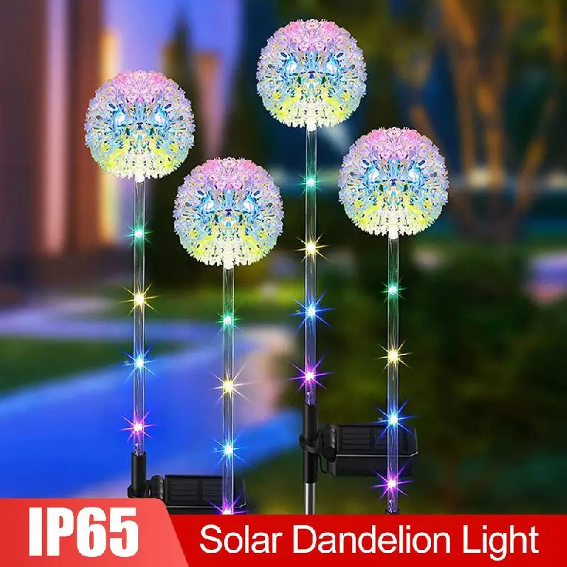 New Solar Lights Outdoor Decorative 3 Heads Solar Dandelion Garden Lights 2 Bright Light Modes for Yard, Patio, Garden Decor
New Solar Lights Outdoor Decorative 3 Heads Solar Dandelion Garden Lights 2 Bright Light Modes for Yard, Patio, Garden Decor