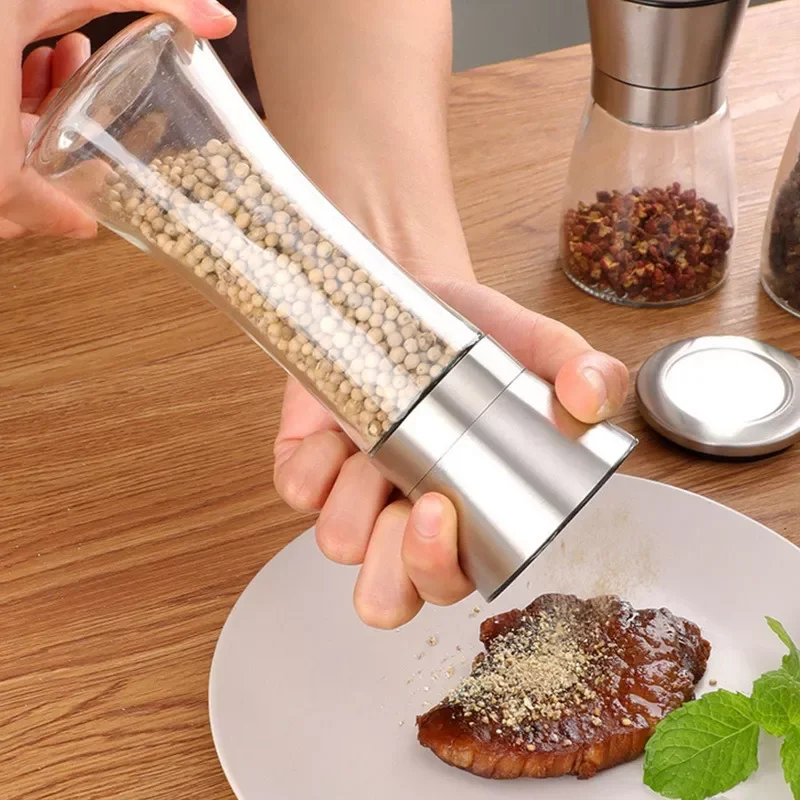 2022New Grinder Kitchen Grinding Bottles Salt Pepper Mill Grinder Pepper Grinders Shaker Spice Container Seasoning Condiment
2022New Grinder Kitchen Grinding Bottles Salt Pepper Mill Grinder Pepper Grinders Shaker Spice Container Seasoning Condiment