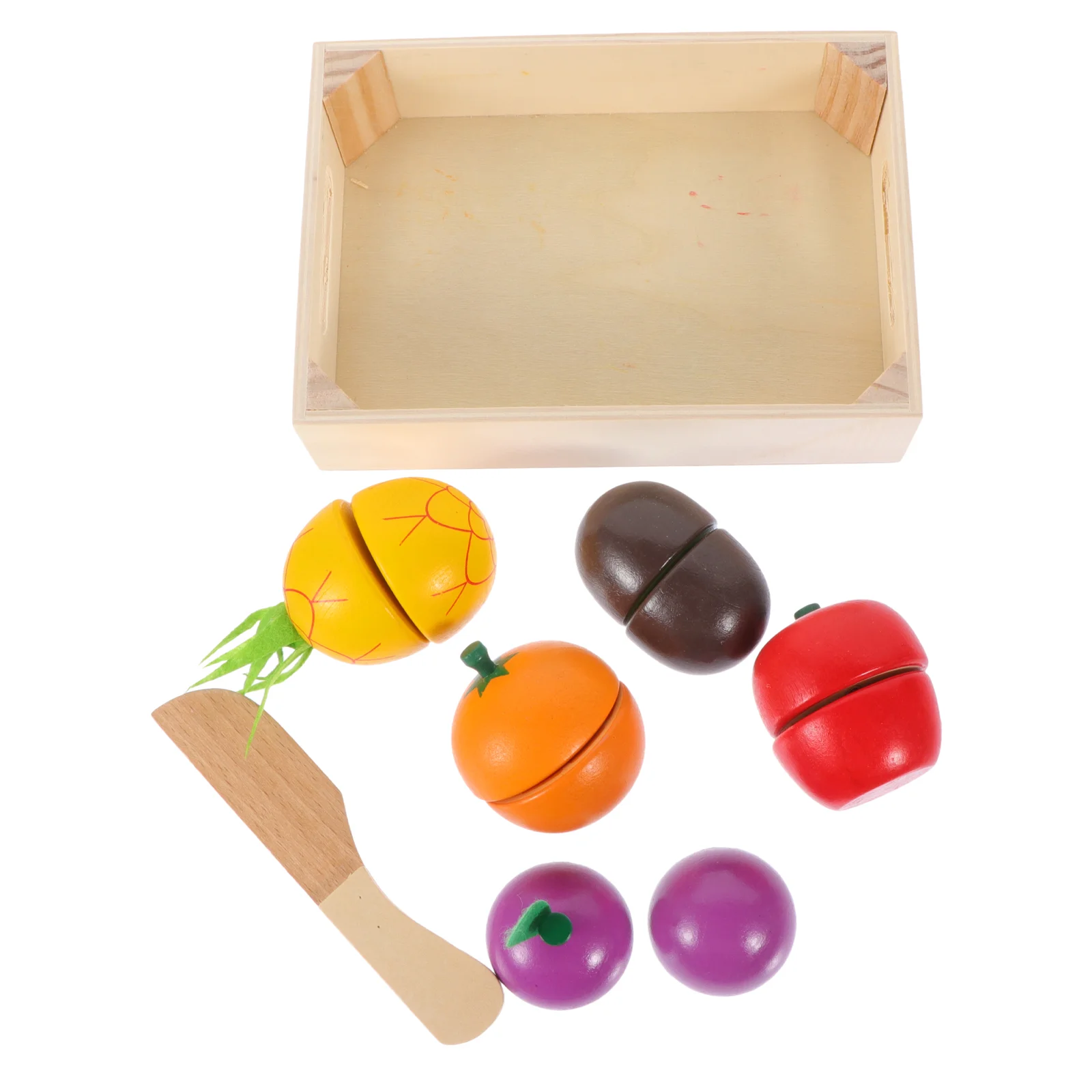 1 Set Wood Cut Wooden Simulation Cutting Pretend Kitchen Cutting Fruit Food Cutting for Toddler
1 Set Wood Cut Wooden Simulation Cutting Pretend Kitchen Cutting Fruit Food Cutting for Toddler