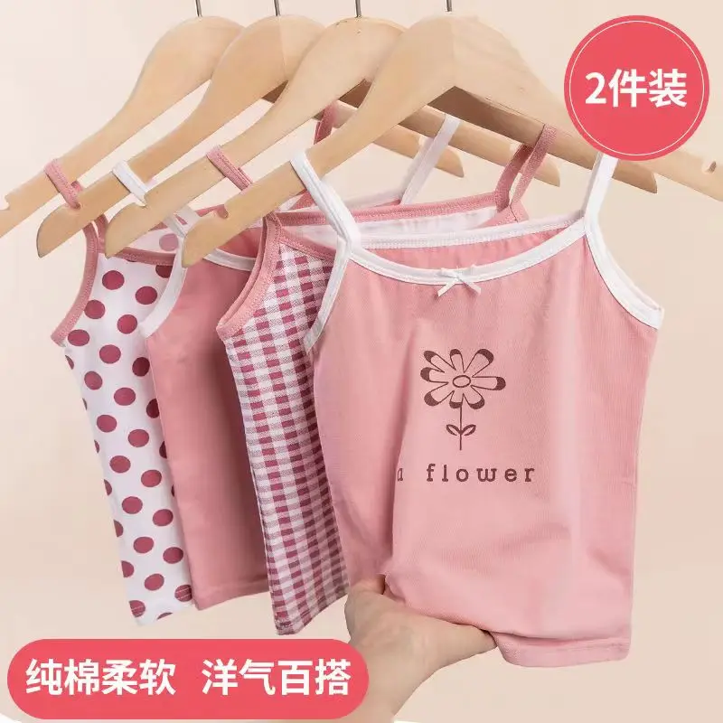 2022 New Cotton Children's summer Vest Colored Kids Camisole Children Tops Summer Baby Singlet Girls Undershirts Teenager Tank
2022 New Cotton Children's summer Vest Colored Kids Camisole Children Tops Summer Baby Singlet Girls Undershirts Teenager Tank