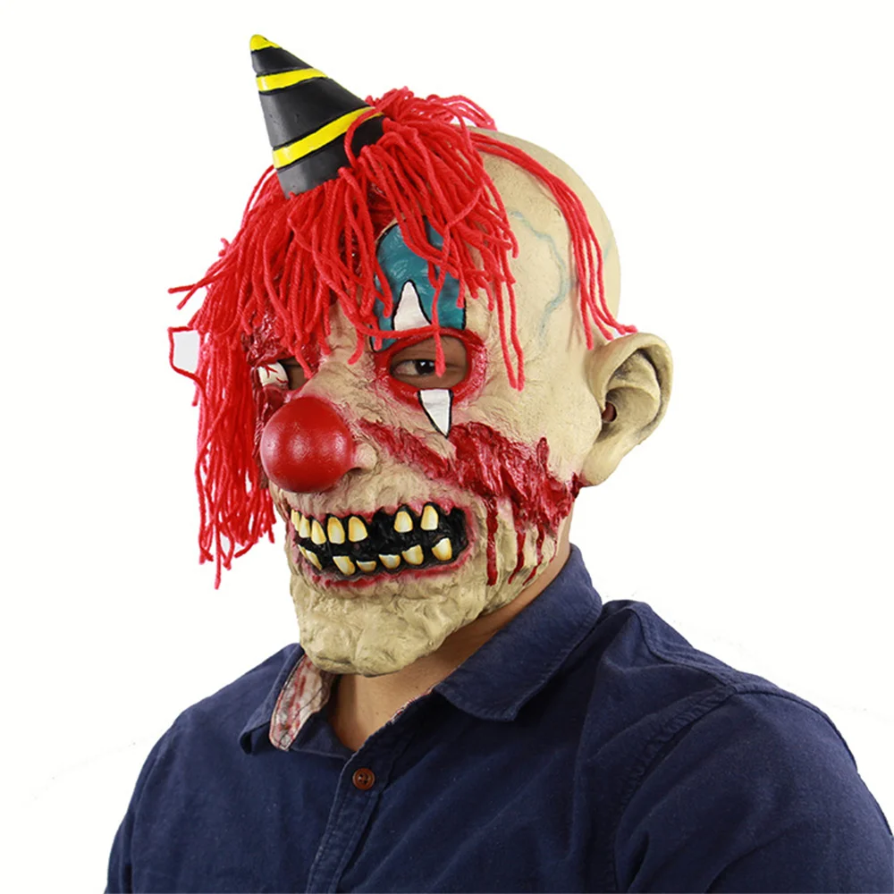 Plush and Bloody Clown Head Cover Ball Performance Party Trick Horror Mask Bar Room Escape Prop cosplay Prop
Plush and Bloody Clown Head Cover Ball Performance Party Trick Horror Mask Bar Room Escape Prop cosplay Prop
