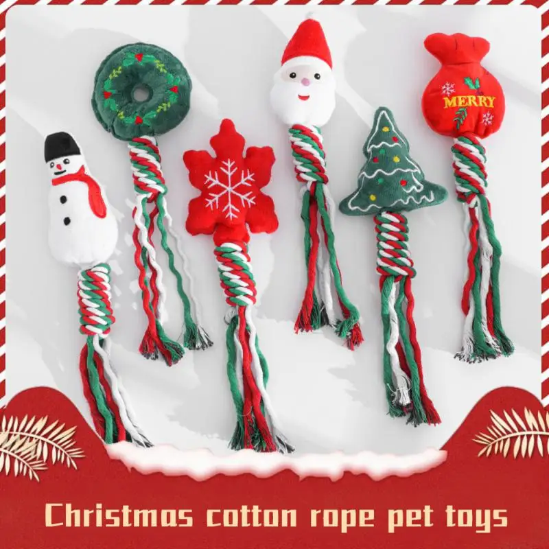 Christmas Cotton Rope New Cat Toy Mouth Making Toys Christmas Gift Pet Plush Toys Pets Toy Dog Interactive
Christmas Cotton Rope New Cat Toy Mouth Making Toys Christmas Gift Pet Plush Toys Pets Toy Dog Interactive