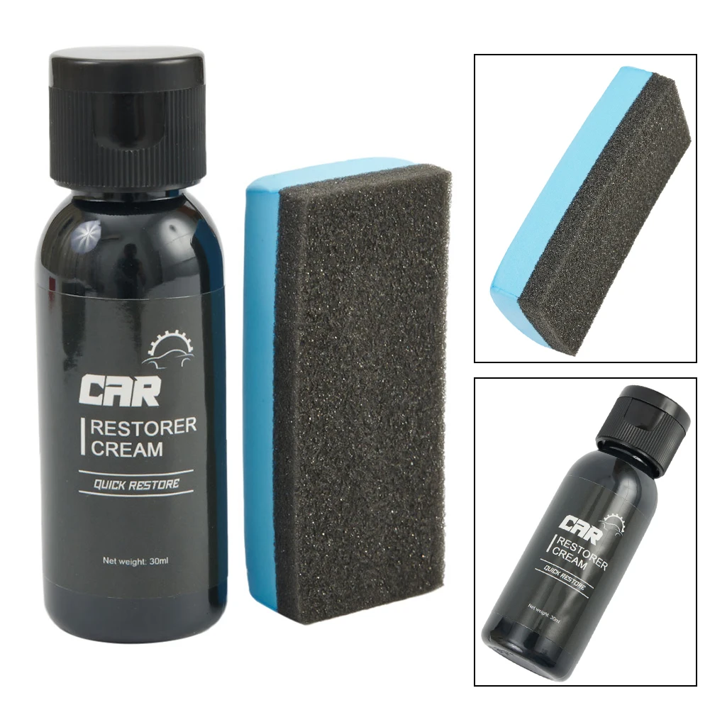 30mL Car Interior Plastic Leather Restorer Refurbishment Agent Paste + Sponge For Leather Items Coats Sofa Maintenance
30mL Car Interior Plastic Leather Restorer Refurbishment Agent Paste + Sponge For Leather Items Coats Sofa Maintenance