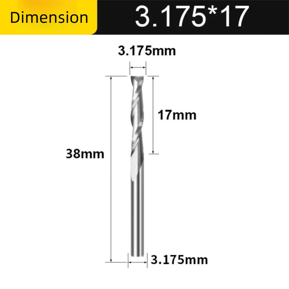 2-зубая концевая фреза по дереву, 1/8 дюйма (3,175 мм), твердосплавные спиральные фрезы с хвостовиком, 2,0-3,175 мм, HRC45, плотная фреза с ЧПУ
2-зубая концевая фреза по дереву, 1/8 дюйма (3,175 мм), твердосплавные спиральные фрезы с хвостовиком, 2,0-3,175 мм, HRC45, плотная фреза с ЧПУ