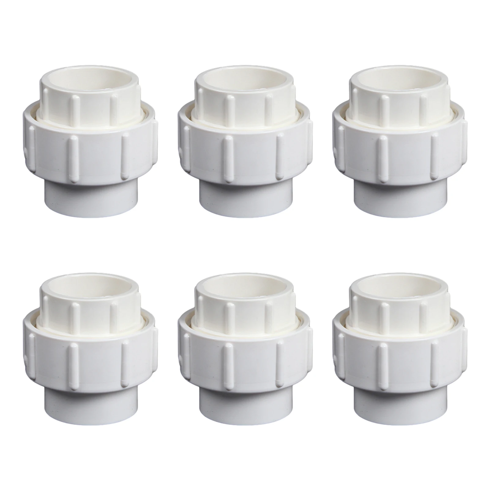 6pcs Garden Applications Port Coupling Pipe Fitting Convenient Slip Union Plumbing PVC Adapter Socket Outdoor Connection Sturdy
6pcs Garden Applications Port Coupling Pipe Fitting Convenient Slip Union Plumbing PVC Adapter Socket Outdoor Connection Sturdy