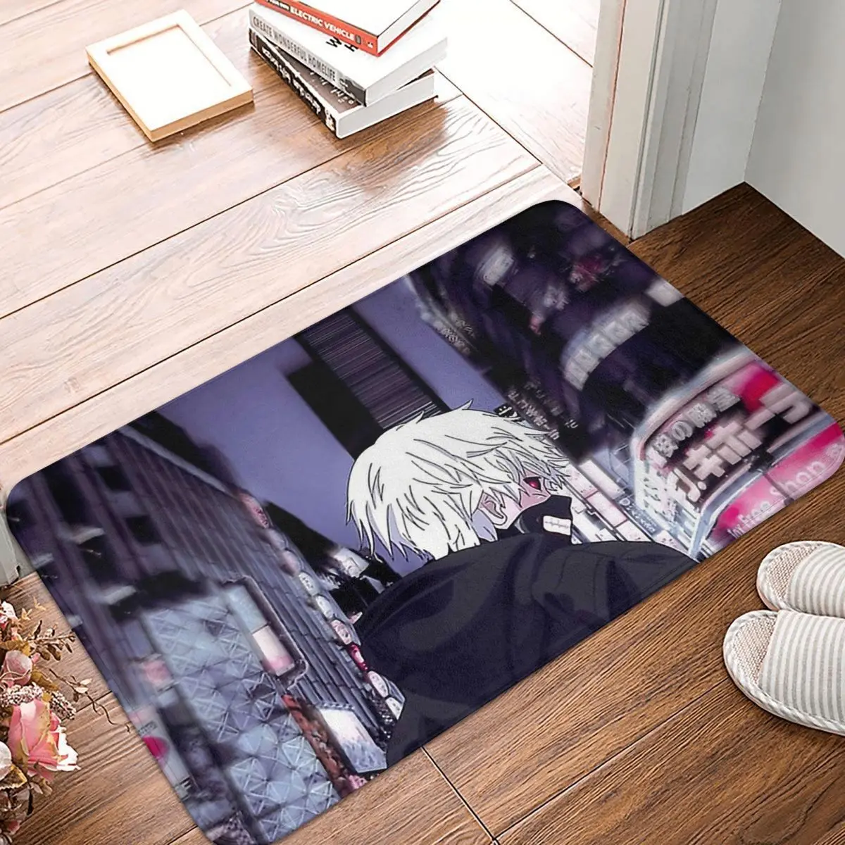 Kaneki Ken Tokyo Ghoul Janpanese Anime Non-slip Doormat City At Work Living Room Bedroom Mat Welcome Carpet Flannel Modern Decor
Kaneki Ken Tokyo Ghoul Janpanese Anime Non-slip Doormat City At Work Living Room Bedroom Mat Welcome Carpet Flannel Modern Decor