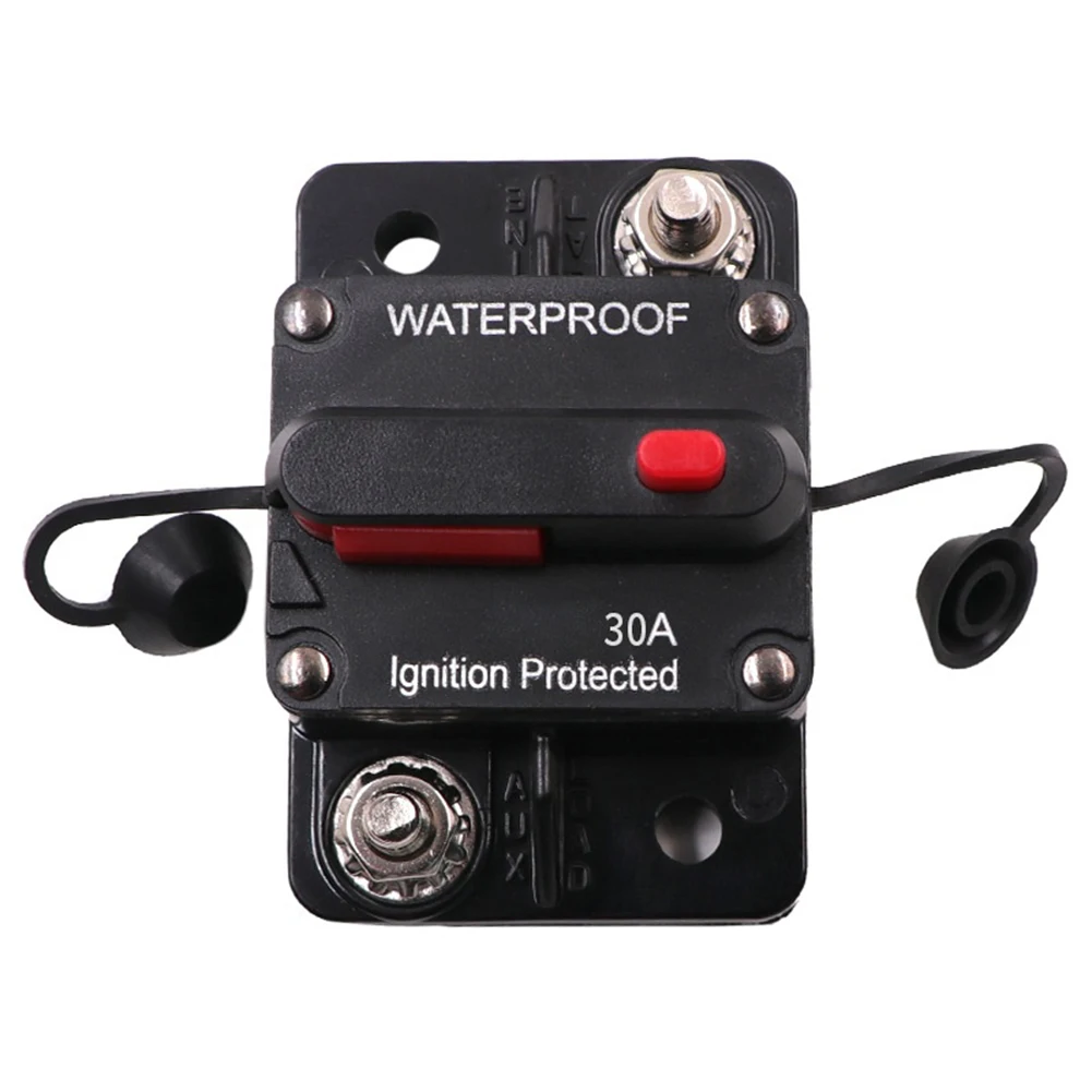 30-300A Car Yacht RV Circuit Breaker Fuse Seat Protector Automatic Circuit Breaker Protection Recoverable Circuit Breaker 12-48V
30-300A Car Yacht RV Circuit Breaker Fuse Seat Protector Automatic Circuit Breaker Protection Recoverable Circuit Breaker 12-48V