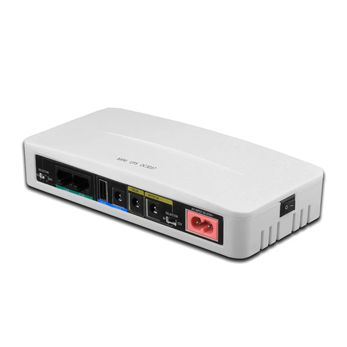 

Источник бесперебойного питания, 5 В, 9 В, 12 В, 24 В, мини-источник питания UPS POE, резервный аккумулятор 11000 мАч для Wi-Fi маршрутизатора CCTV (вилка стандарта США)