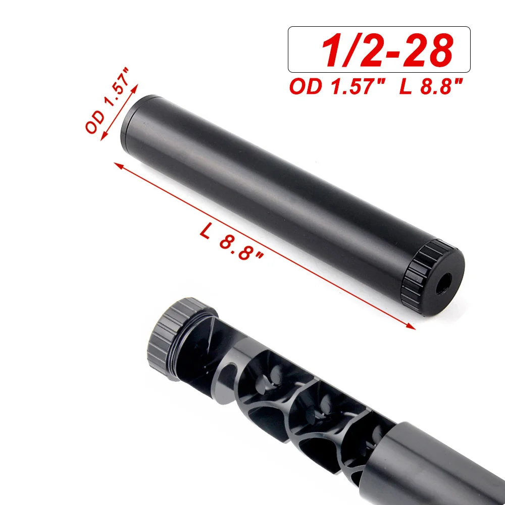 OD 1.57" L 8.8" 7075 Aluminum sprial 1/2x28 oil catching cans for Car 8.8 inch 9mm s adapter 5/8x24
OD 1.57" L 8.8" 7075 Aluminum sprial 1/2x28 oil catching cans for Car 8.8 inch 9mm s adapter 5/8x24