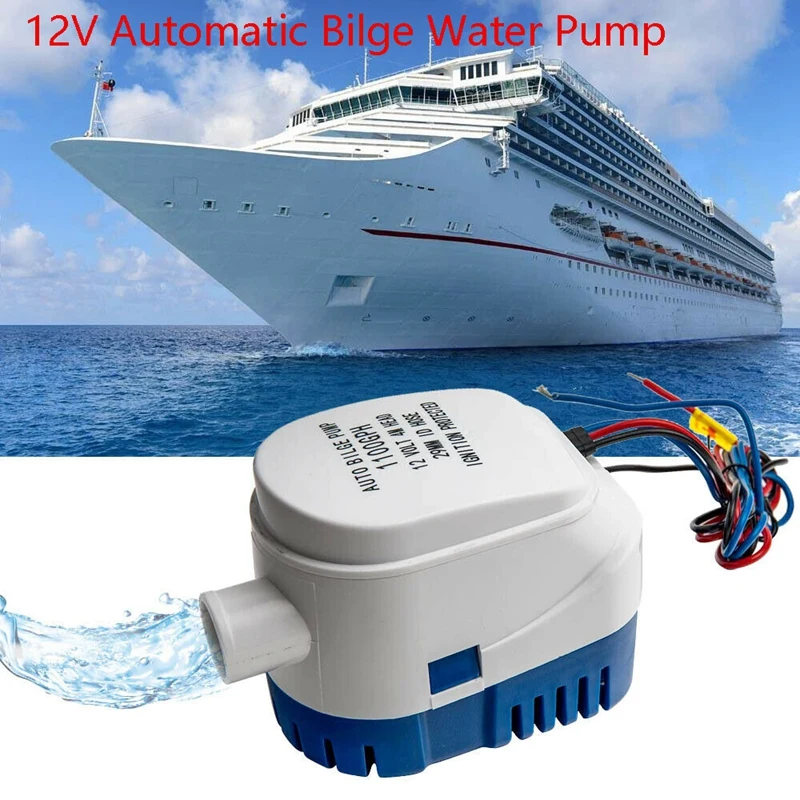 2PCS Submersible Boat Bilge Water Pump 12V Auto with Float Switch Outlet Marine Submersible Automatic Bilge Water Pump
2PCS Submersible Boat Bilge Water Pump 12V Auto with Float Switch Outlet Marine Submersible Automatic Bilge Water Pump