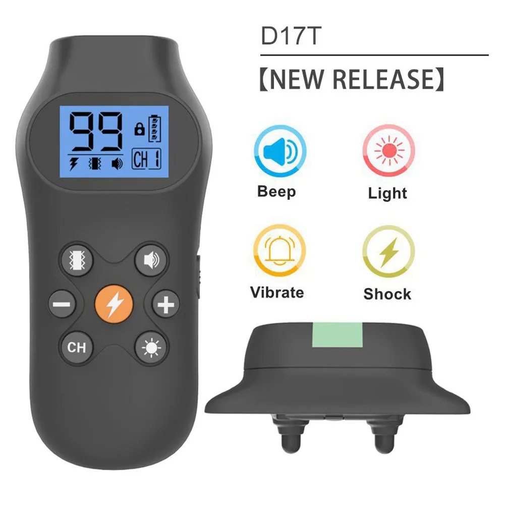 Dog Pet Training Collar Shock Waterproof Receiver Rechargeable Remote Control 180*115*50 MM Accessories Anti Bark
Dog Pet Training Collar Shock Waterproof Receiver Rechargeable Remote Control 180*115*50 MM Accessories Anti Bark