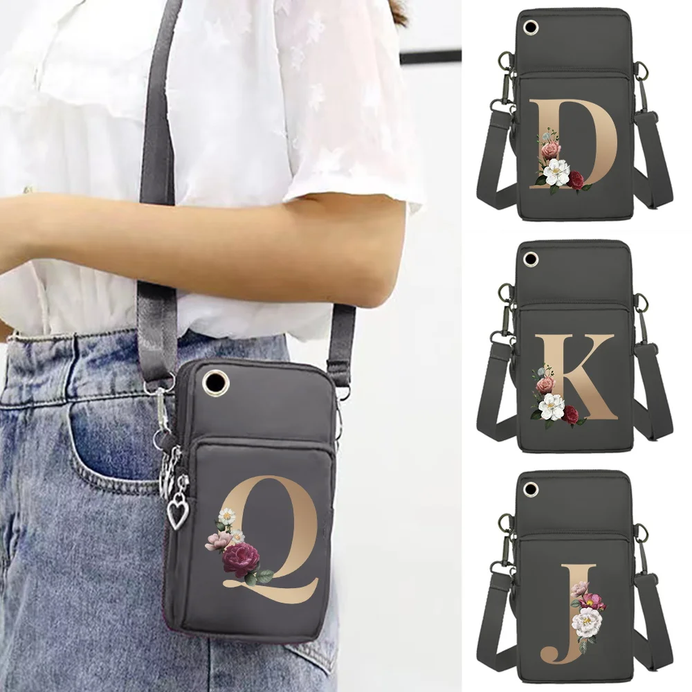 Mobile Phone Bag Arm Packet Shoulder Bags Wallet for Apple/Huawei/Xiaomi Cell Phone Pouch Gold Letter Print Organizer Wrist Pack
Mobile Phone Bag Arm Packet Shoulder Bags Wallet for Apple/Huawei/Xiaomi Cell Phone Pouch Gold Letter Print Organizer Wrist Pack