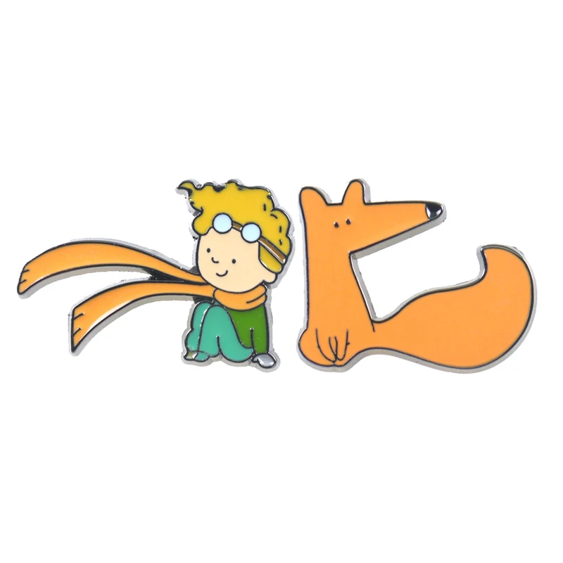 Little prince fox pin zinc alloy fashion Lapel Pin Button pocket badge accessories
Little prince fox pin zinc alloy fashion Lapel Pin Button pocket badge accessories