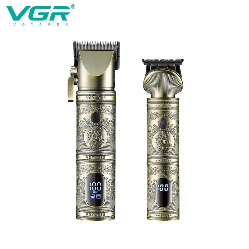 VGR hair trimmer set V670 USB rechargable hair clipper oil head whitening engraving hair carving clipper LCD barber clipper
VGR hair trimmer set V670 USB rechargable hair clipper oil head whitening engraving hair carving clipper LCD barber clipper