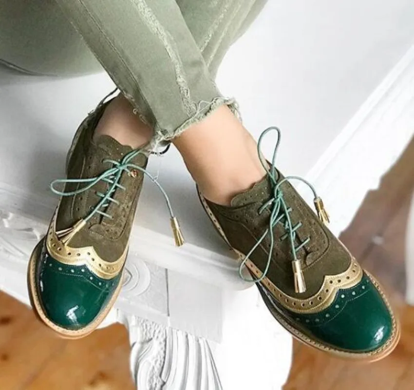 Loafers Women's Tassels Genuine Sheepskin Moccasin Pointed Toe Ladies Flat Shoes Handmade Carved Color Matching Breathable
Loafers Women's Tassels Genuine Sheepskin Moccasin Pointed Toe Ladies Flat Shoes Handmade Carved Color Matching Breathable