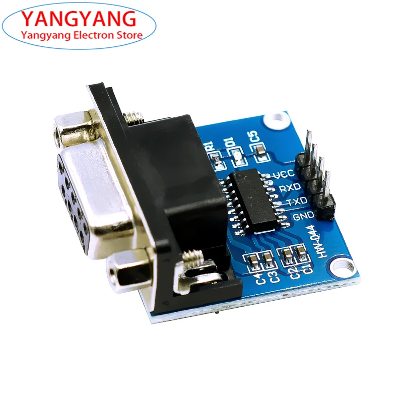 1pcs New RS232 to TTL MAX3232 Serial Port Converter Module Female DB9 Connector MAX232 Board For Arduino
1pcs New RS232 to TTL MAX3232 Serial Port Converter Module Female DB9 Connector MAX232 Board For Arduino