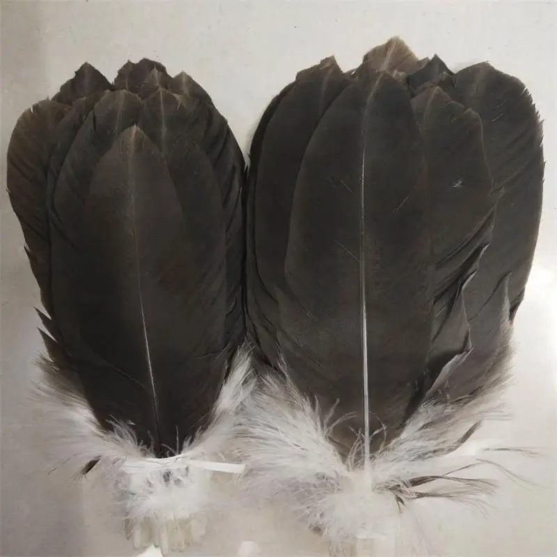 Natural eagle gray eagle hair 35-40CM hair cm stage performance props home decoration DIY crafts rooster feathers 
Natural eagle gray eagle hair 35-40CM hair cm stage performance props home decoration DIY crafts rooster feathers