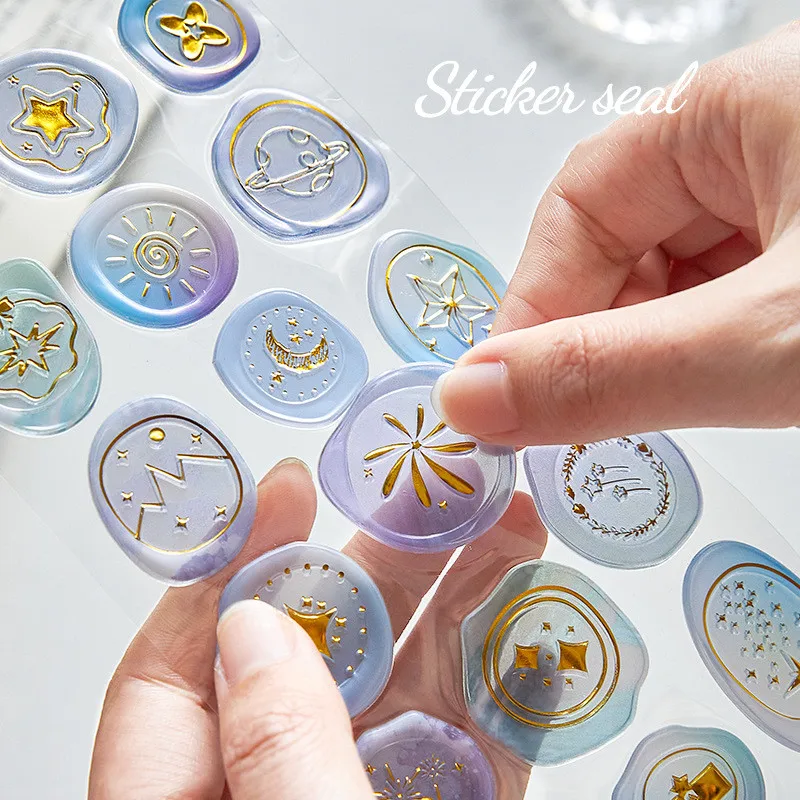 18pcs Crystal Wax Stamp Seal Sticker Retro European Style 3D Stereo Envelope Sticker Lovely Stationery Sticker Student Supplies
18pcs Crystal Wax Stamp Seal Sticker Retro European Style 3D Stereo Envelope Sticker Lovely Stationery Sticker Student Supplies