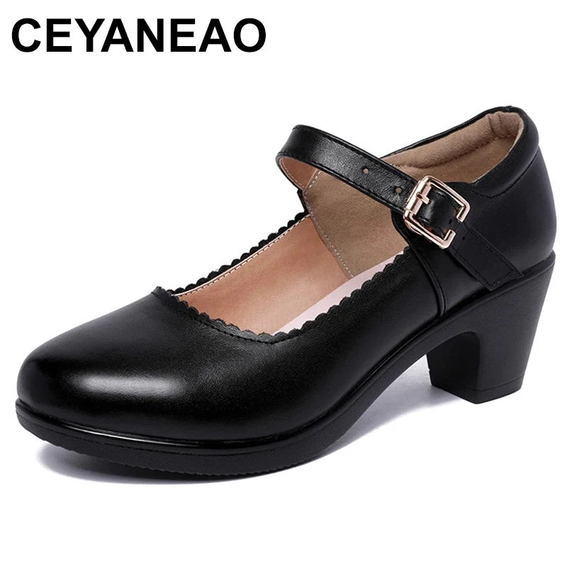 Small Size 33-43 Women's Platform Shoes Square Heel Spring 2023 Black White Red Soft Leather Med Heels Pumps Office Mother Dance
Small Size 33-43 Women's Platform Shoes Square Heel Spring 2023 Black White Red Soft Leather Med Heels Pumps Office Mother Dance