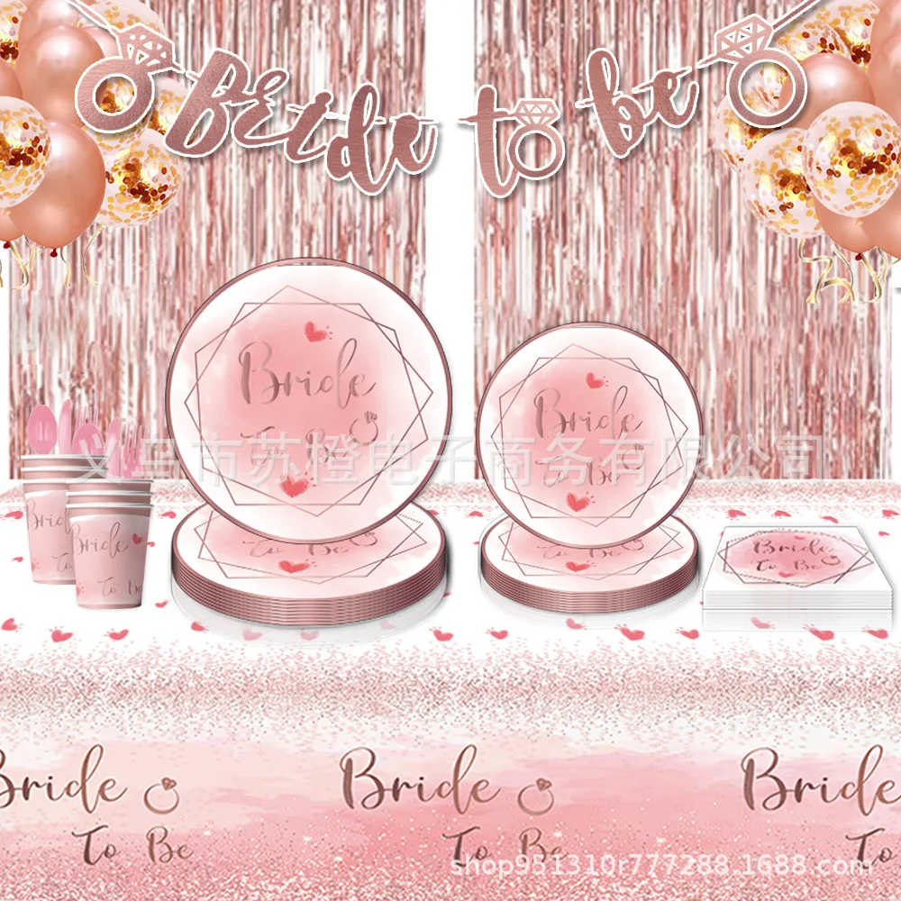 Bachelorette Party Team Bride To Be Tableware Cups Plate Bridal Shower Gift Bride to be Hen Wedding Decorations Adult Supplies
Bachelorette Party Team Bride To Be Tableware Cups Plate Bridal Shower Gift Bride to be Hen Wedding Decorations Adult Supplies