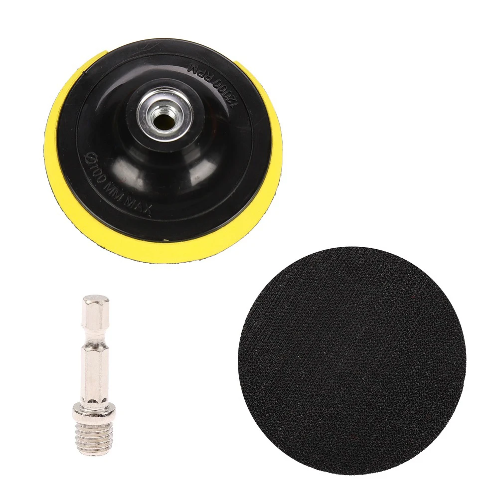 100mm Sanding Pad Self-adhesive Abrasive Disc M10 M8 Drill Adapter Hook Loop Buffing Rotary Backing Polishing Grinding Tools
100mm Sanding Pad Self-adhesive Abrasive Disc M10 M8 Drill Adapter Hook Loop Buffing Rotary Backing Polishing Grinding Tools