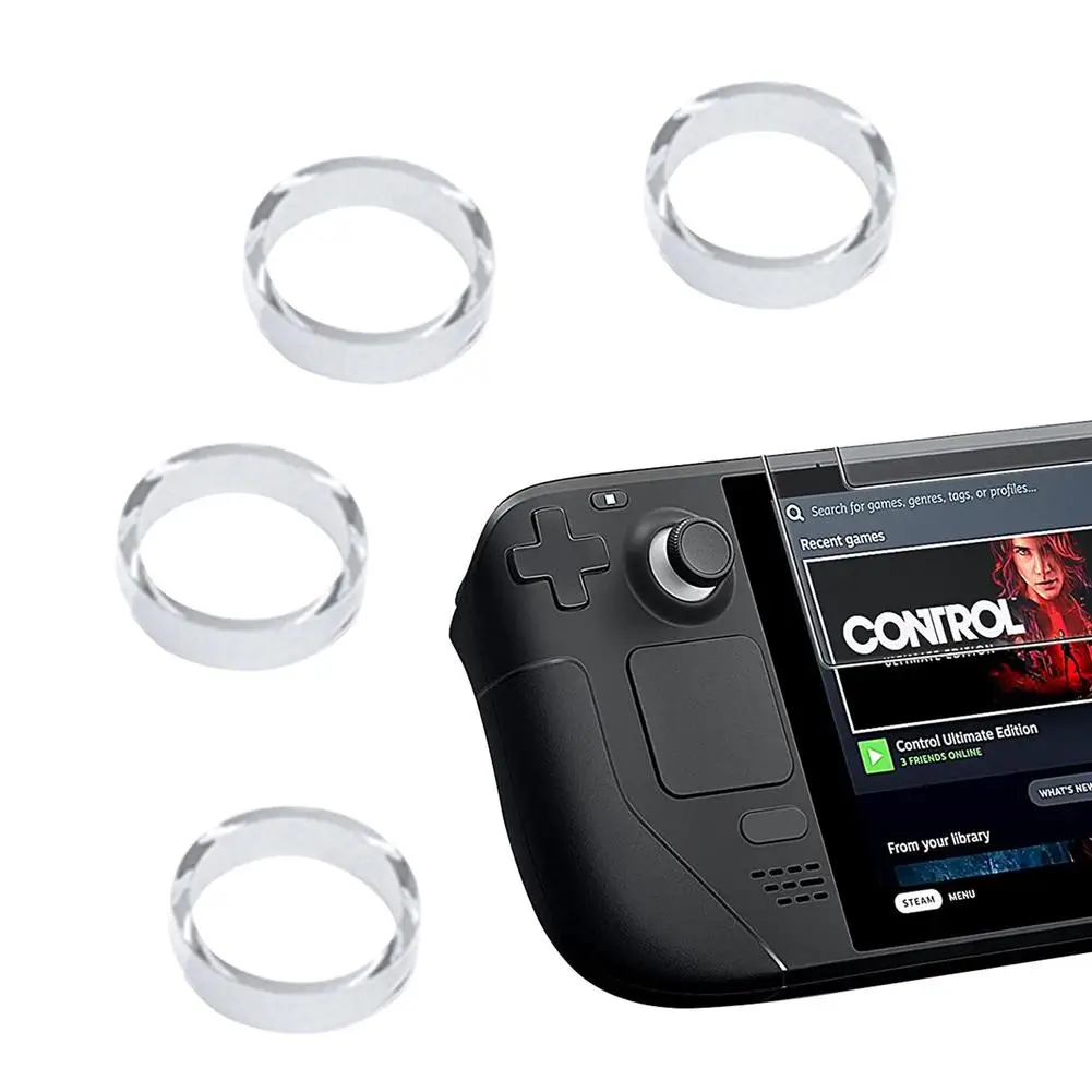 4pcs Silicone Joystick Cover Protector Compatible For S-team Deck / Ps-5 / Ps-4 Game Rocker Protection Ring
4pcs Silicone Joystick Cover Protector Compatible For S-team Deck / Ps-5 / Ps-4 Game Rocker Protection Ring