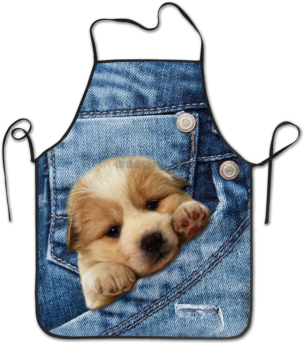 Pocket Dog Waterproof Adjustable Bib Apron for Women Men Kitchen Chef Cooking Home BBQ Waitress
Pocket Dog Waterproof Adjustable Bib Apron for Women Men Kitchen Chef Cooking Home BBQ Waitress