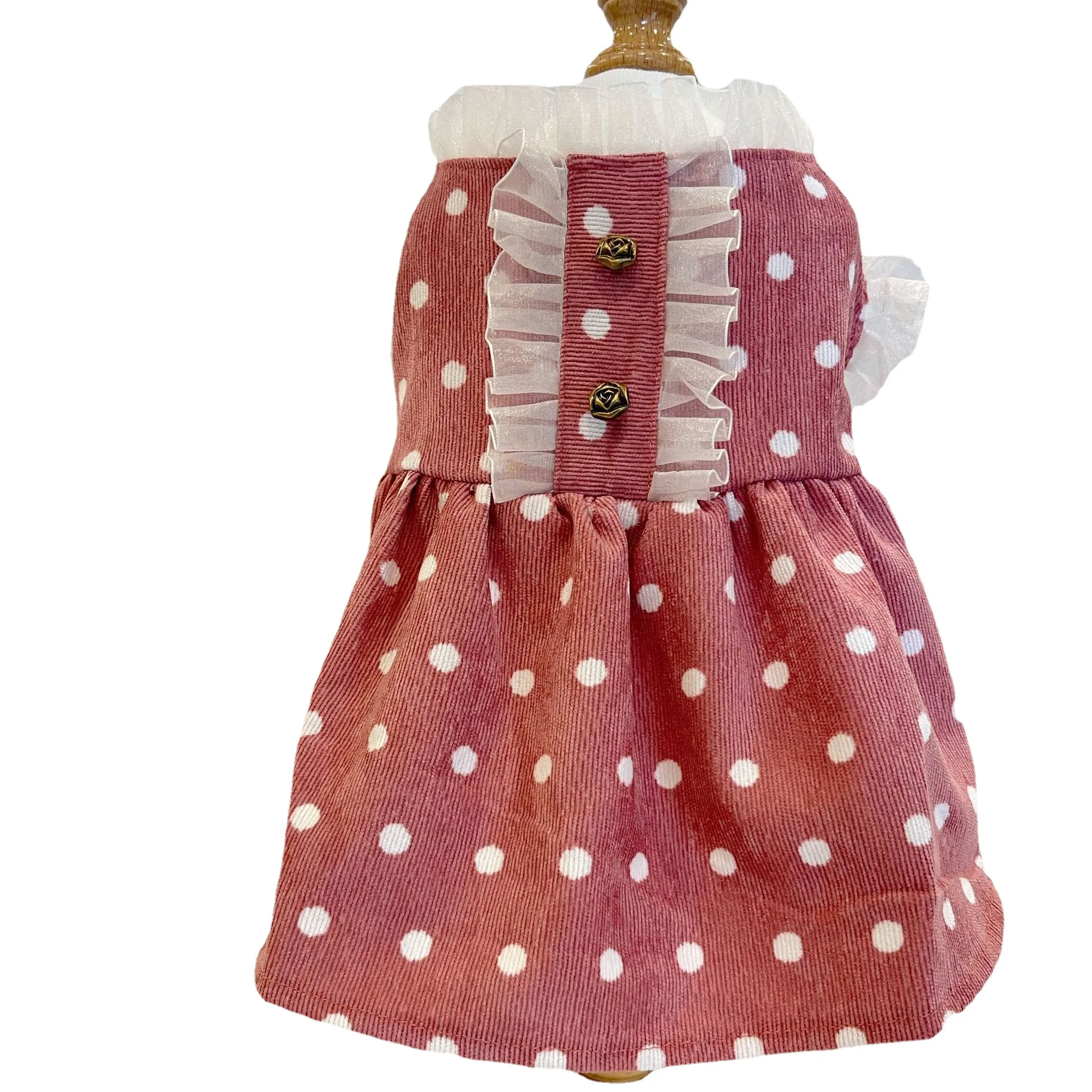 Dots Corduroy Dog Dress Winter Cat Puppy Clothing Chihuahua Pomeranian Shih Tzu Maltese Schnauzer Poodle Dog Clothes dresses
Dots Corduroy Dog Dress Winter Cat Puppy Clothing Chihuahua Pomeranian Shih Tzu Maltese Schnauzer Poodle Dog Clothes dresses