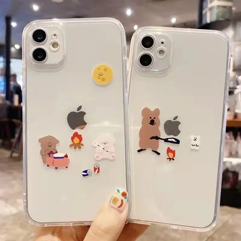 Creative Cartoon Couple Funny Koala Transparent Silicone Phone Case for iPhone 7 8 Plus Xs Max XR 11 12 13 Pro Max Case
Creative Cartoon Couple Funny Koala Transparent Silicone Phone Case for iPhone 7 8 Plus Xs Max XR 11 12 13 Pro Max Case