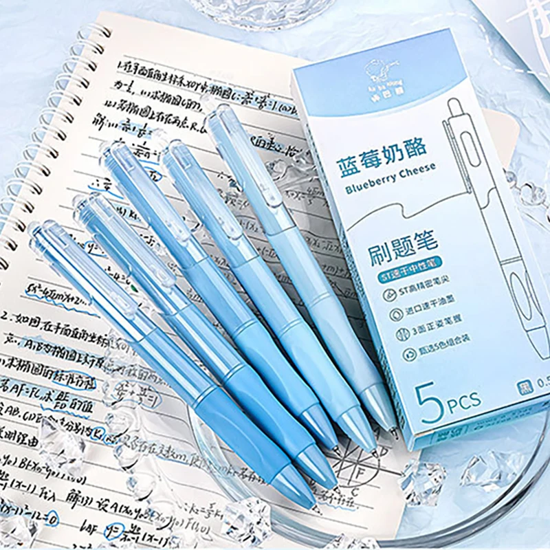 5 Pcs Retractable Smooth Writing Quick Dry Gel Pen Set, 0.5mm ST-nib Black Ink Signature Pen
5 Pcs Retractable Smooth Writing Quick Dry Gel Pen Set, 0.5mm ST-nib Black Ink Signature Pen