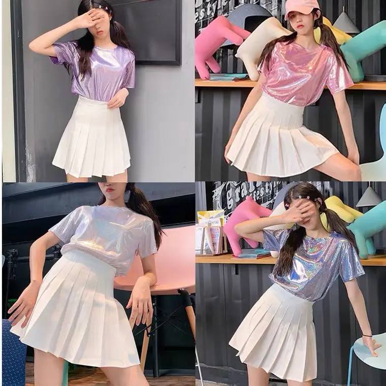 Sequins Cheerleading Uniform Girls Women Korean Style Simple Youthful Dance Stage Performance Cheering Costumes Suits 2022 New
Sequins Cheerleading Uniform Girls Women Korean Style Simple Youthful Dance Stage Performance Cheering Costumes Suits 2022 New