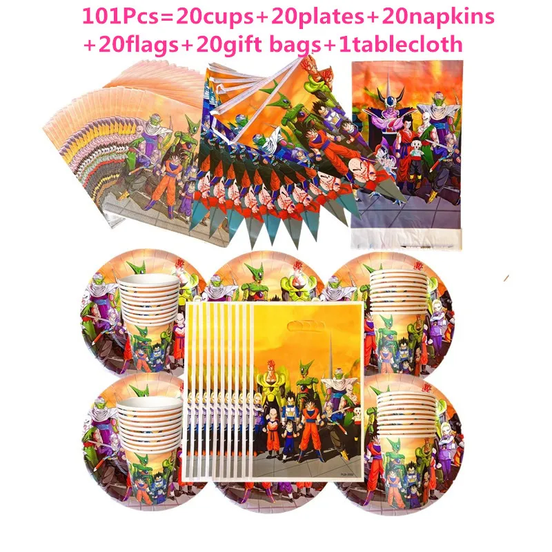Dragon Ball Balloons Birthday Party Decoration Backdrop Tableware Paper Cup Plates Napkin Baby Shower Holiday DIY Party Supplies
Dragon Ball Balloons Birthday Party Decoration Backdrop Tableware Paper Cup Plates Napkin Baby Shower Holiday DIY Party Supplies