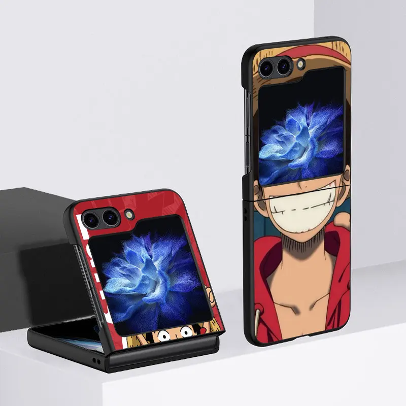 One Piece Cute Fundas Case For Samsung Galaxy Z Flip 4 3 5G Black Hard Cell Phone Cover ZFlip5 Clear PC Luxury
One Piece Cute Fundas Case For Samsung Galaxy Z Flip 4 3 5G Black Hard Cell Phone Cover ZFlip5 Clear PC Luxury